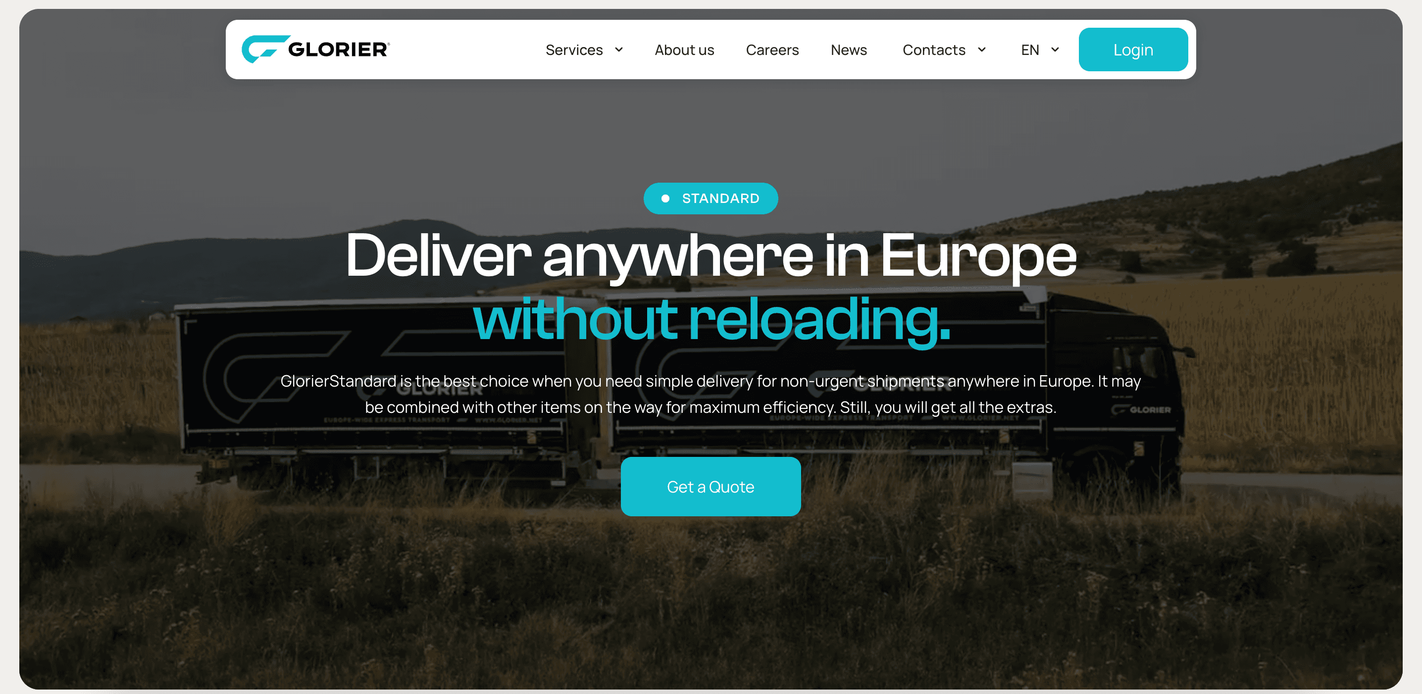 Glorier: TMS & CRM · Logistics